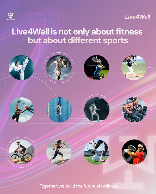 Live4Well isn't just about fitness🏋️‍♀️